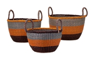 Camila Seagrass Baskets - Set of 3