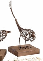 Birdy Sculpture - Large - Rustic
