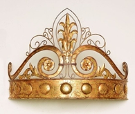 Antique Gold Crown Tester Bed Crown