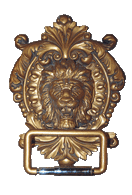 Custom Finished Lion Medallion Plaque Toilet Paper Holder