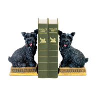 Baron Terrier Dog Bookends