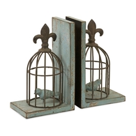 Birdcage Bookends