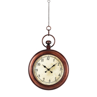 Antique Reproduction Pocket Watch Hanging Clock