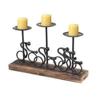 Altringham Abstract Cyclist Candle Holders