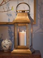 Antique Brass Square Lantern