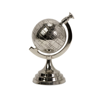 Decorative Tabletop Aluminum Globe