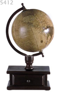 Desk World Globe with Storage Drawer