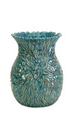 Blue Lotus Leaves Small Vase