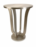 Aluminum Clad Accent Table Aviation Style