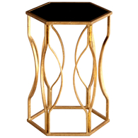 Anson Side Table - Gold Leaf