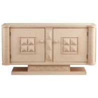 Modern Whitewashed Maple Wexler Cabinet