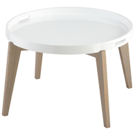 Lacquer Van Dyke Table - White Lacquer