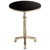 Night Shift Table - Rustic Silver