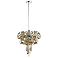 Cindy Lou Who Cognac Chandelier - Small
