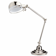 Nickel Pixor Table Desk Lamp