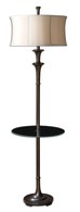Bronze End Table Lamp