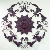 37" Round Grille with Floret Center