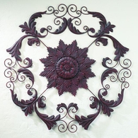 50" Round Grille with Floret Center