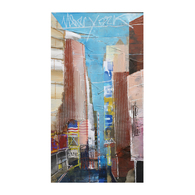 Abstract New York City I Print On Canvas - Alberto De Serafino