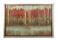 Autumn Colors Edge Oil Reproduction Earthtones Framed Wall Art