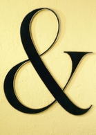 Ampersand Sign Wall Decor