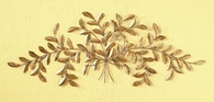 Large Gold Olive Leaf Wall Decor