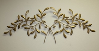 Small Gold Olive Leaf Wall Decor