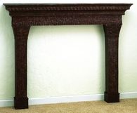 Brown Taupe Iron Mantle