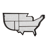 Industrial Wire Mesh United States Wall Shelf
