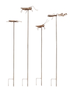 Acerra Metal Insect Garden Stake - Set of 4