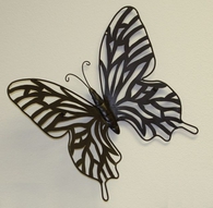 Antique Brown Hanging or Wall Butterfly