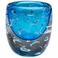 Cobalt Blue Bristol Art Glass Vase