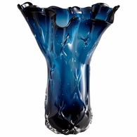 Large Cobalt Blue Art Glass Vase