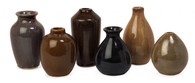 Assorted Neutrals Mini Vases - Set of 6
