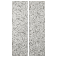 Frost On The Window Wall Art - Set of 2