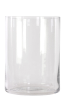 Glass Cylindrical Vase #1 - Clear Glass Finish