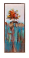Konrad Colorful Trees Framed Oil Painting