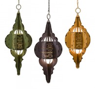 Moroccan Design Hanging Lamps - Set of 3